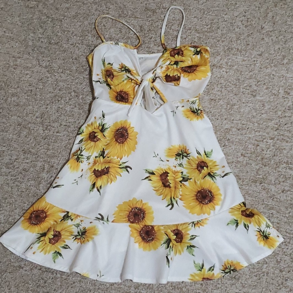 Sunflower sun dress